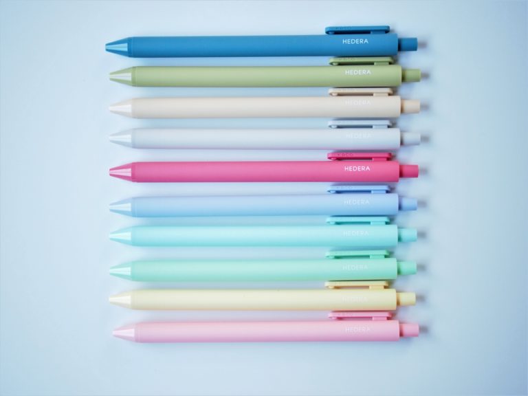 HEDERAのゲルインクボールペン新10色の色見本!. . | pENotE!. .│文房具ブログ